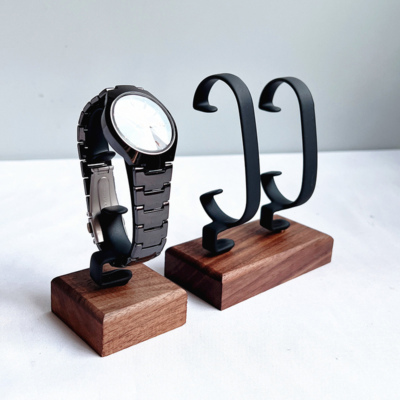 Wooden C‑Shaped Watch Holder,  - Jewelry And Watches Inc ulasan dan harga