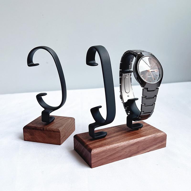 Wooden C‑Shaped Watch Holder,  - Jewelry And Watches Inc ulasan dan harga