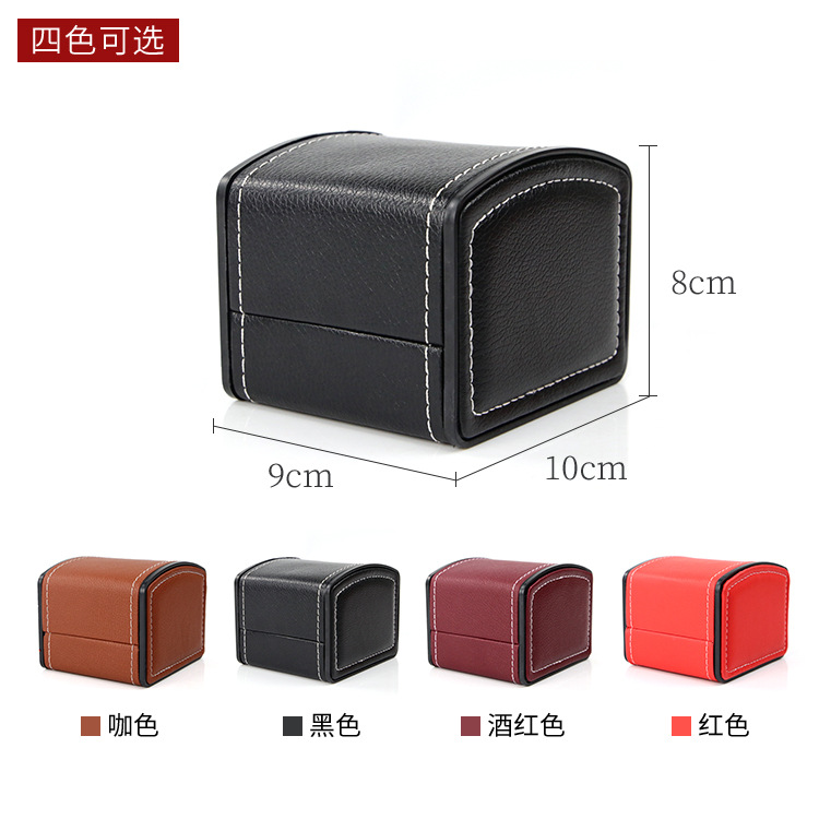 Arc-shaped Watch Box, Pu Leath - Watch Display Box ulasan dan harga