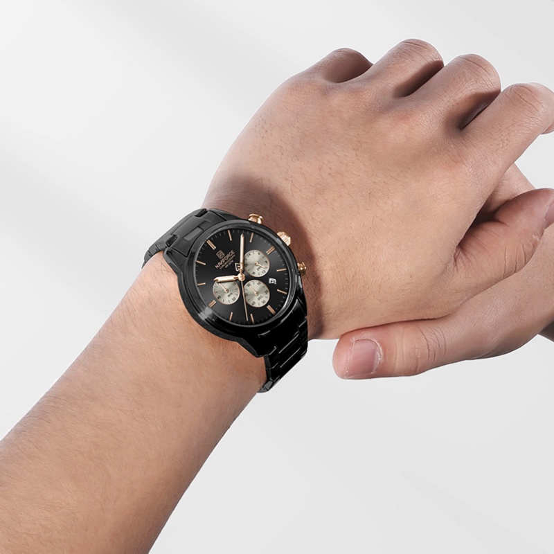 NAVIFORCE Men Quartz Chronogra - Watch Display Box ulasan dan harga