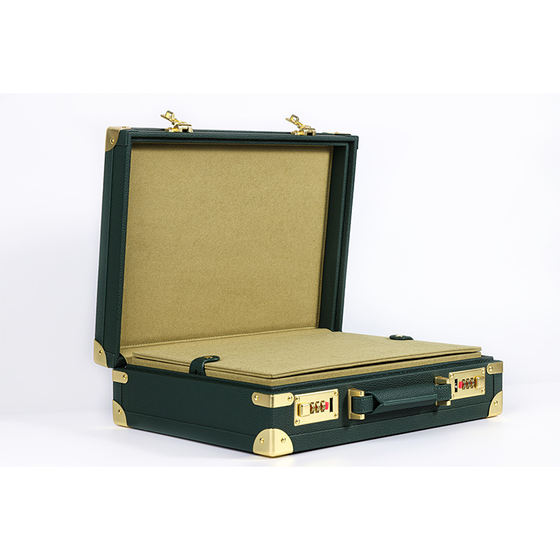 OEM ODM Luxury 15 Slots Green  - Watch Display Box ulasan dan harga