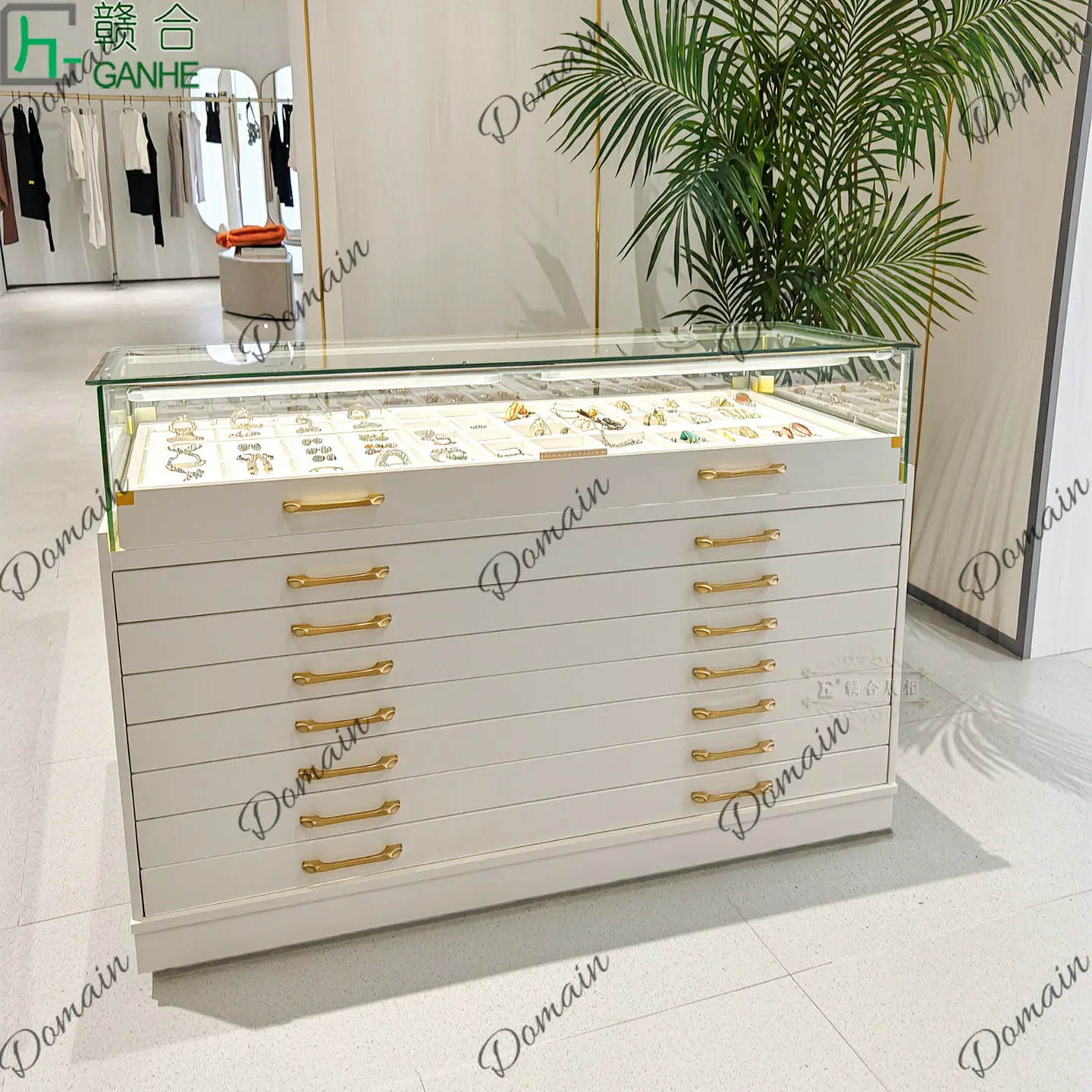 81 N Light luxury glass displa - Jewelry For Watches ulasan dan harga