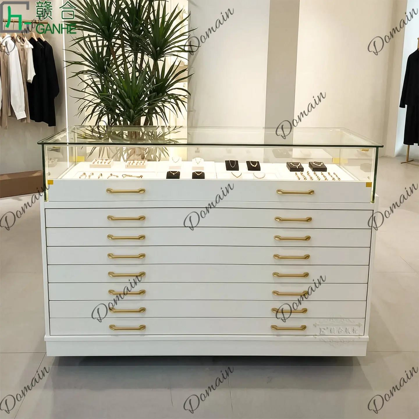 81 N Light luxury glass displa - Jewelry For Watches ulasan dan harga