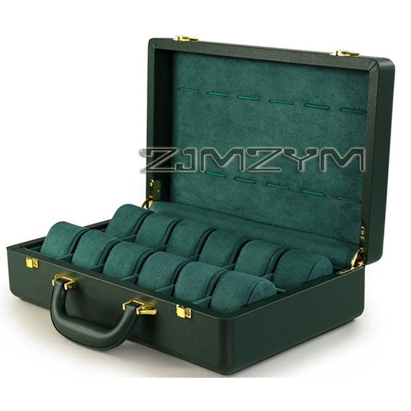 12 Slots Watch Box Mens Watche - Watch Display Box ulasan dan harga